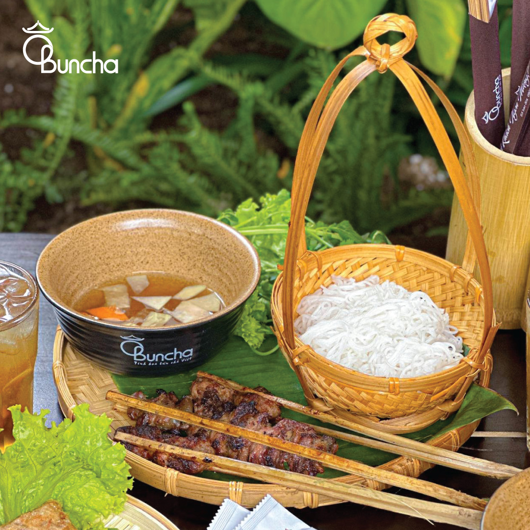 Bún tươi tại làng bún Phú Đô - Bún chả Obuncha